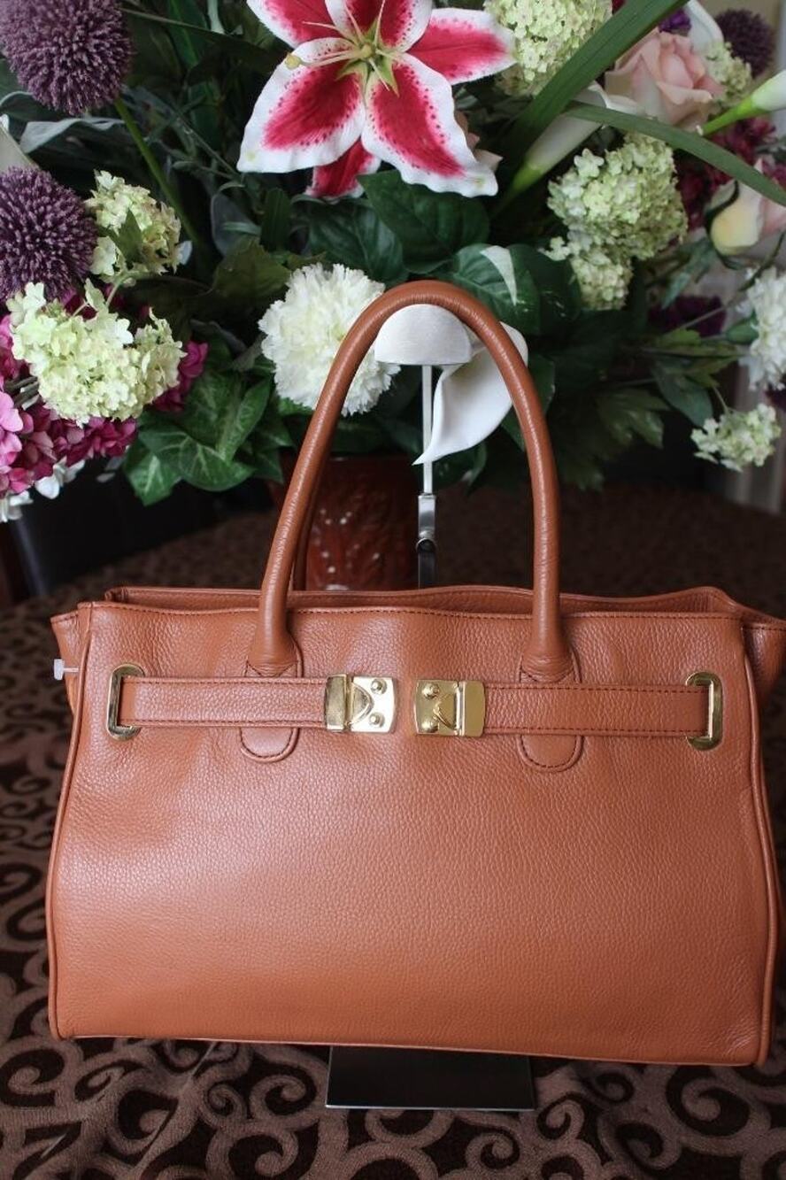 NWT Onna Ehrlich Cowhide Leather Maya Tote BAG PURSE (170